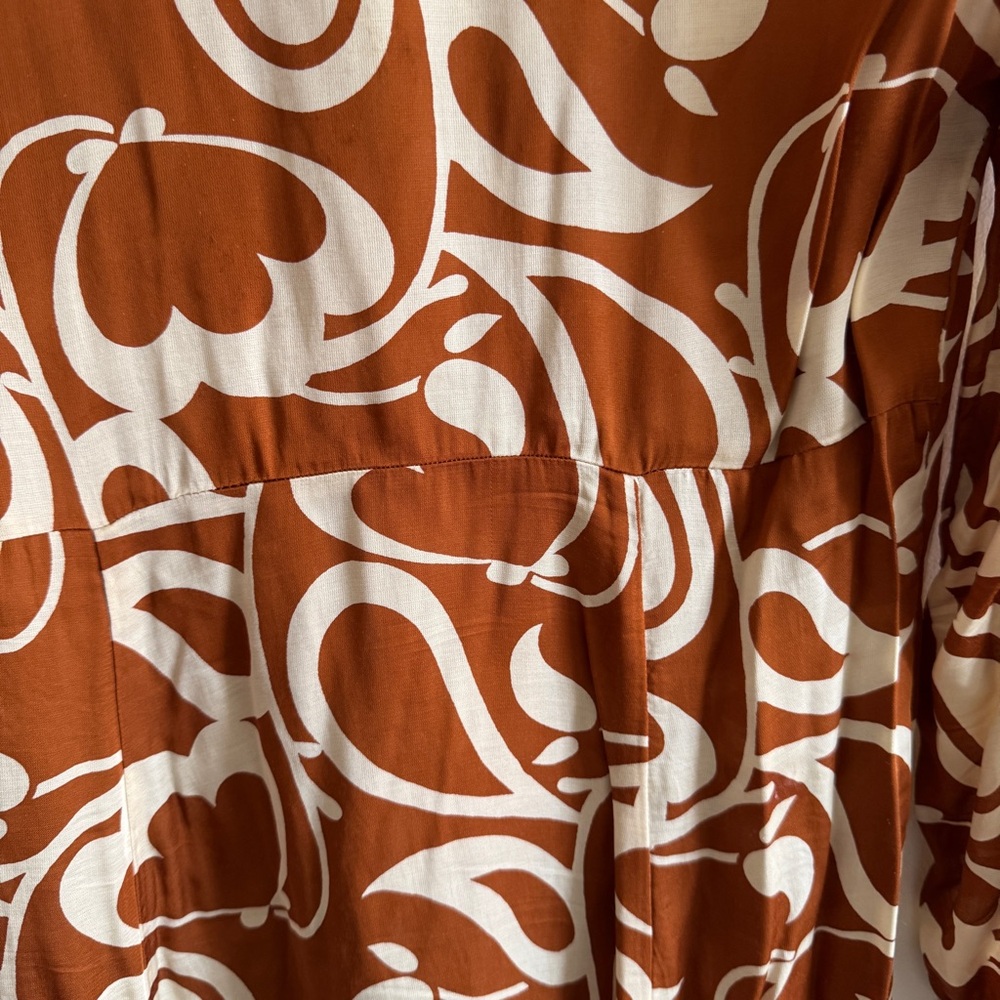 Urban Outfitters long sleeve 70s inspired dress - Picture 6 of 6